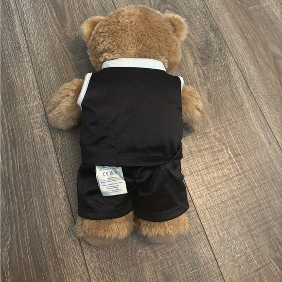 Build-A-Bear 17 inch Tan Teddy Bear & Basketball Uniform - Picture 2 of 3